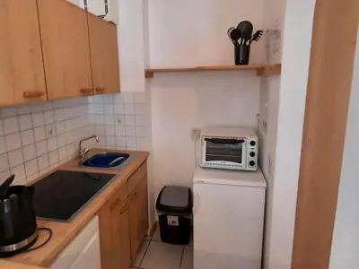 Küche/Küchenzeile in der Unterkunft Ferienwohnung in Bayrischzell