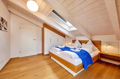 Ein Bett oder Betten in einem Zimmer der Unterkunft Lichtblick