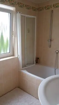 Ein Badezimmer in der Unterkunft 3-Room Apartment in Rowhouse - Oktoberfest, Trade Shows, Business