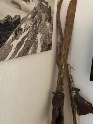 Ein allgemeiner Bergblick oder ein Berglick von der Ferienwohnung aus