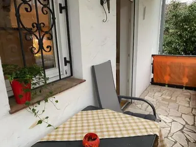 Ein Balkon oder eine Terrasse in der Unterkunft Apartment Skischanze