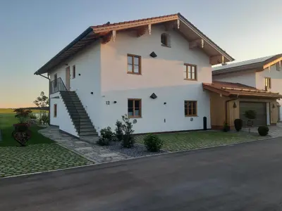 Das Gebäude in dem sich die Ferienwohnung befindet