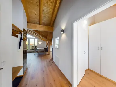 Ein Bett oder Betten in einem Zimmer der Unterkunft Gipfelkreuz mit Sauna