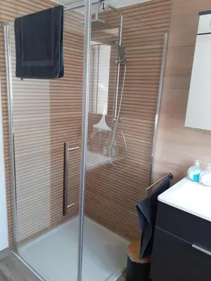 Ein Badezimmer in der Unterkunft Ferienwohnung Melanie