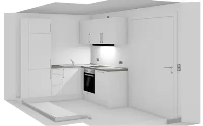 Küche/Küchenzeile in der Unterkunft Spacious 4 Bedroom Apartment near City Center