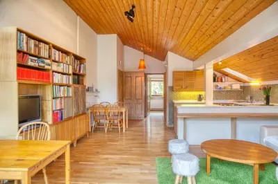 Die Bibliothek in der Ferienwohnung
