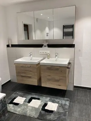 Ein Badezimmer in der Unterkunft Traunwald