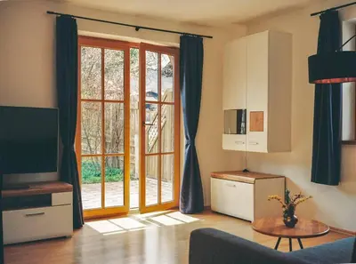 TV/Unterhaltungsangebot in der Unterkunft Apartment im Obstgarten