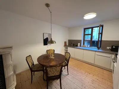Küche/Küchenzeile in der Unterkunft LIBORIA I Wohnen im Denkmal Augsburgs
