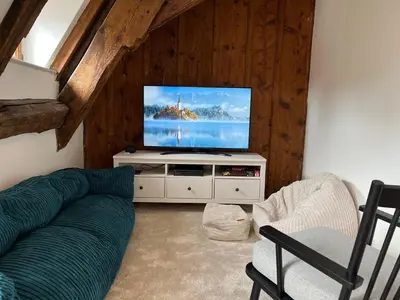 TV/Unterhaltungsangebot in der Unterkunft LIBORIA III Wohnen im Denkmal Augsburgs