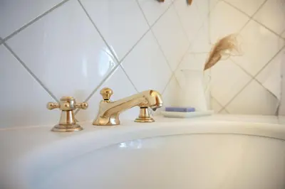 Ein Badezimmer in der Unterkunft Kaffeehaus Kranzbach