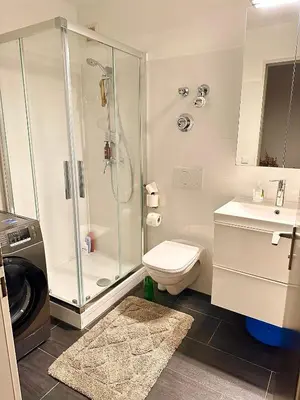 Ein Badezimmer in der Unterkunft Luxury apartment Munich