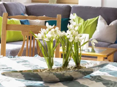 Ein Sitzbereich in der Unterkunft Holiday Home Fischer by Interhome