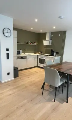 Küche/Küchenzeile in der Unterkunft Römer Apartment und Zimmer