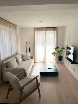 Ein Sitzbereich in der Unterkunft Römer Apartment und Zimmer