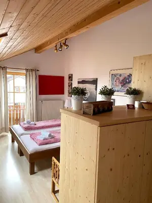 Ein Bett oder Betten in einem Zimmer der Unterkunft Appartement Aldea