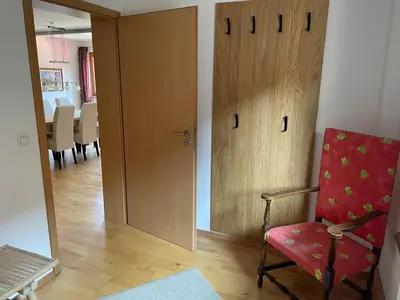Ein Sitzbereich in der Unterkunft Ferienwohnung Meridiana