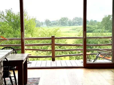 Ein Balkon oder eine Terrasse in der Unterkunft Farmhouse 1604 - Das Bauernhaus eines Fischers