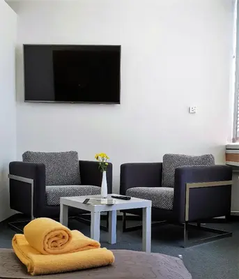 TV/Unterhaltungsangebot in der Unterkunft CREO Munich City