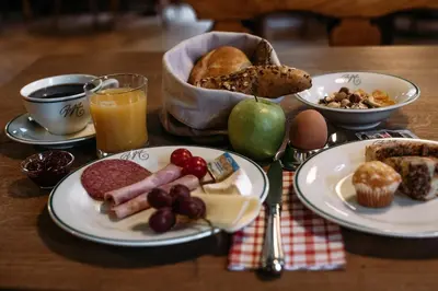 Essen im Hotel oder in der Nähe