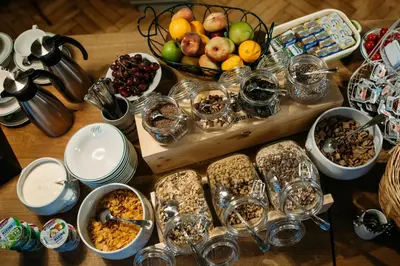 Essen im Hotel oder in der Nähe