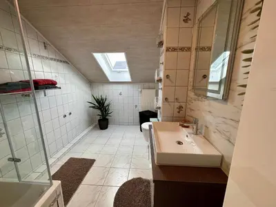 Ein Badezimmer in der Unterkunft Gennachblick