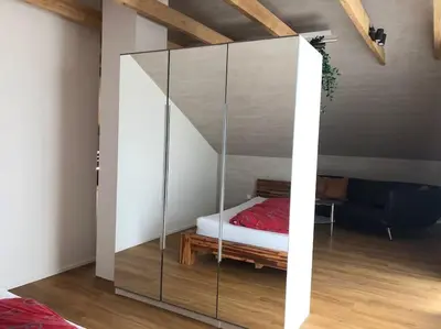 Ein Bett oder Betten in einem Zimmer der Unterkunft Gennachblick