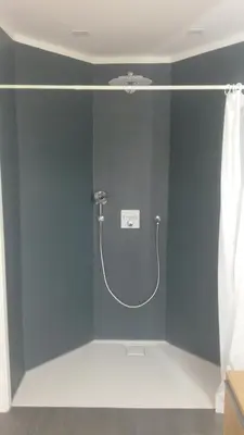 Ein Badezimmer in der Unterkunft Ferienhaus Chiemsee