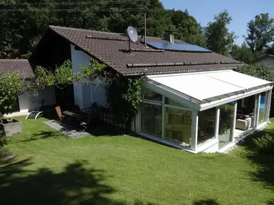 Das Gebäude in dem sich die Pension befindet