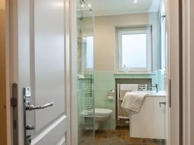 Ein Badezimmer in der Unterkunft Ferienwohnung Partnacheck
