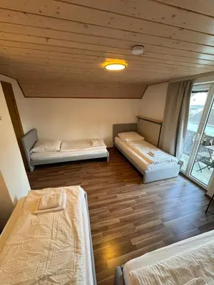 Ein Bett oder Betten in einem Zimmer der Unterkunft Bavaria Home - Parken - Küche - Terrasse