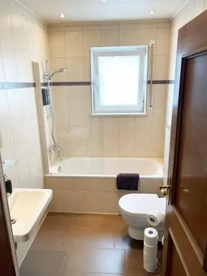 Ein Badezimmer in der Unterkunft Bavaria Home - Parken - Küche - Terrasse