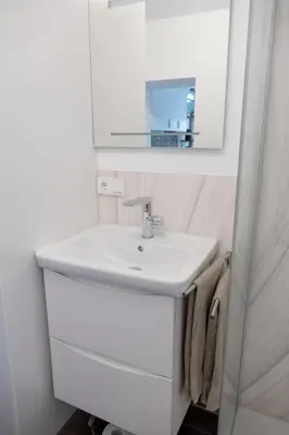 Ein Badezimmer in der Unterkunft Apartment Graf