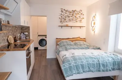 Ein Bett oder Betten in einem Zimmer der Unterkunft Apartment Graf