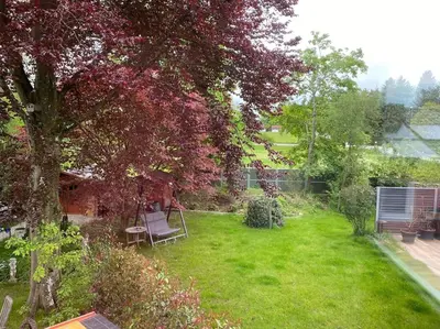 Ein Garten an der Unterkunft Ferienwohnung Thalia