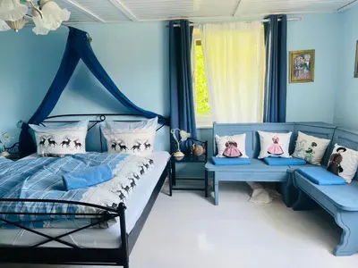 Ein Bett oder Betten in einem Zimmer der Unterkunft Charming historical farmhouse