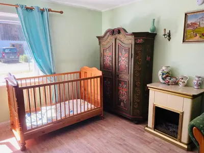 Ein Bett oder Betten in einem Zimmer der Unterkunft Charming historical farmhouse