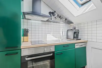 Küche/Küchenzeile in der Unterkunft cruwzo I Maisonette - Netflix - Parking - near Audi