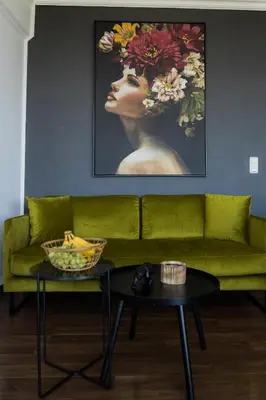 Ein Sitzbereich in der Unterkunft Fresh apartment - 20th floor - Netflix - Center
