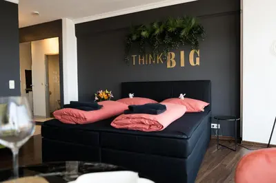 Ein Sitzbereich in der Unterkunft Fresh apartment - 20th floor - Netflix - Center