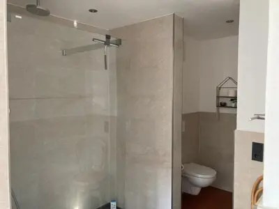 Ein Badezimmer in der Unterkunft Wössner Ferienhaus