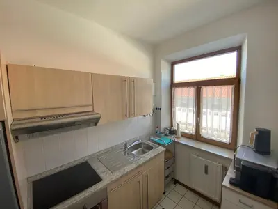 Küche/Küchenzeile in der Unterkunft Appartment im Herzen Bayerns