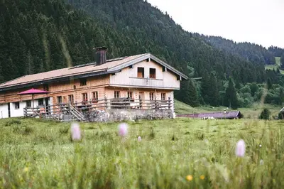 Naturlandschaft in der Nähe des Ferienhauses