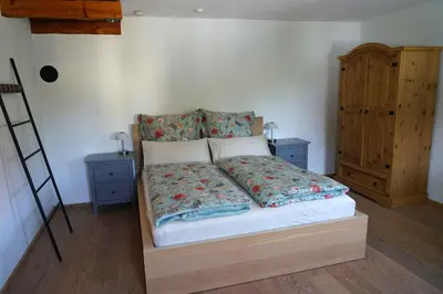 Ein Bett oder Betten in einem Zimmer der Unterkunft eleven Marquartstein