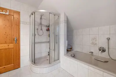 Ein Badezimmer in der Unterkunft Schönes Ferienhaus in Allgäuer Top-Lage