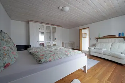 Ein Bett oder Betten in einem Zimmer der Unterkunft Habos Corner