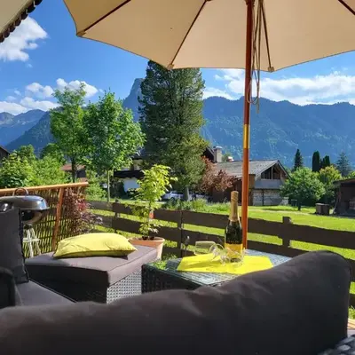 Alpenblick mit super Bergblick und Terrasse