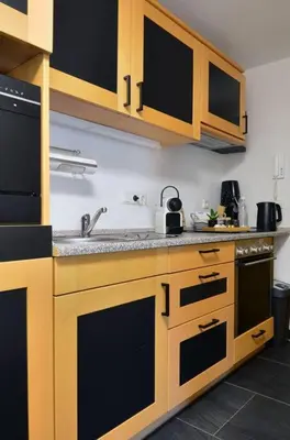 Küche/Küchenzeile in der Unterkunft Ferienwohnung Ivanka mit Garten