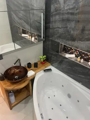Ein Badezimmer in der Unterkunft Apartment Bergoase Spitzingsee