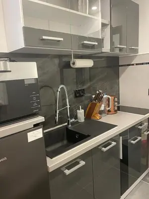 Küche/Küchenzeile in der Unterkunft Apartment Bergoase Spitzingsee